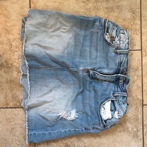 Zara girls denim collection skirt
